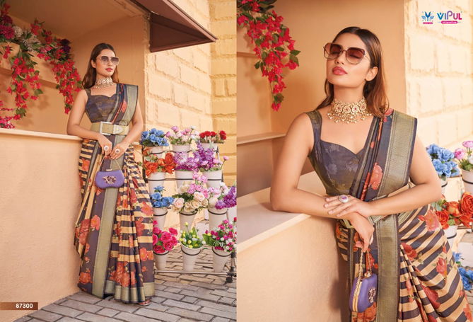 Verna Silk By Vipul Silk Casual Wear Saree Orders In India